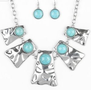 Necklace and earrings